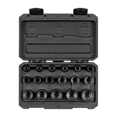 Tekton 1/2 Inch Drive 12-Point Impact Socket Set, 17-Piece (5/16 - 1-1/4 in.) SID92336